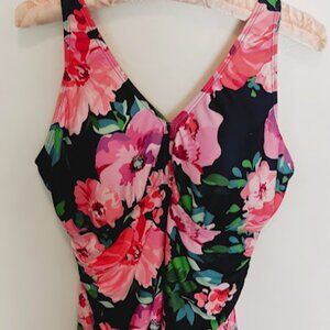 PERONA Floral Bathing Suit (#B-47)